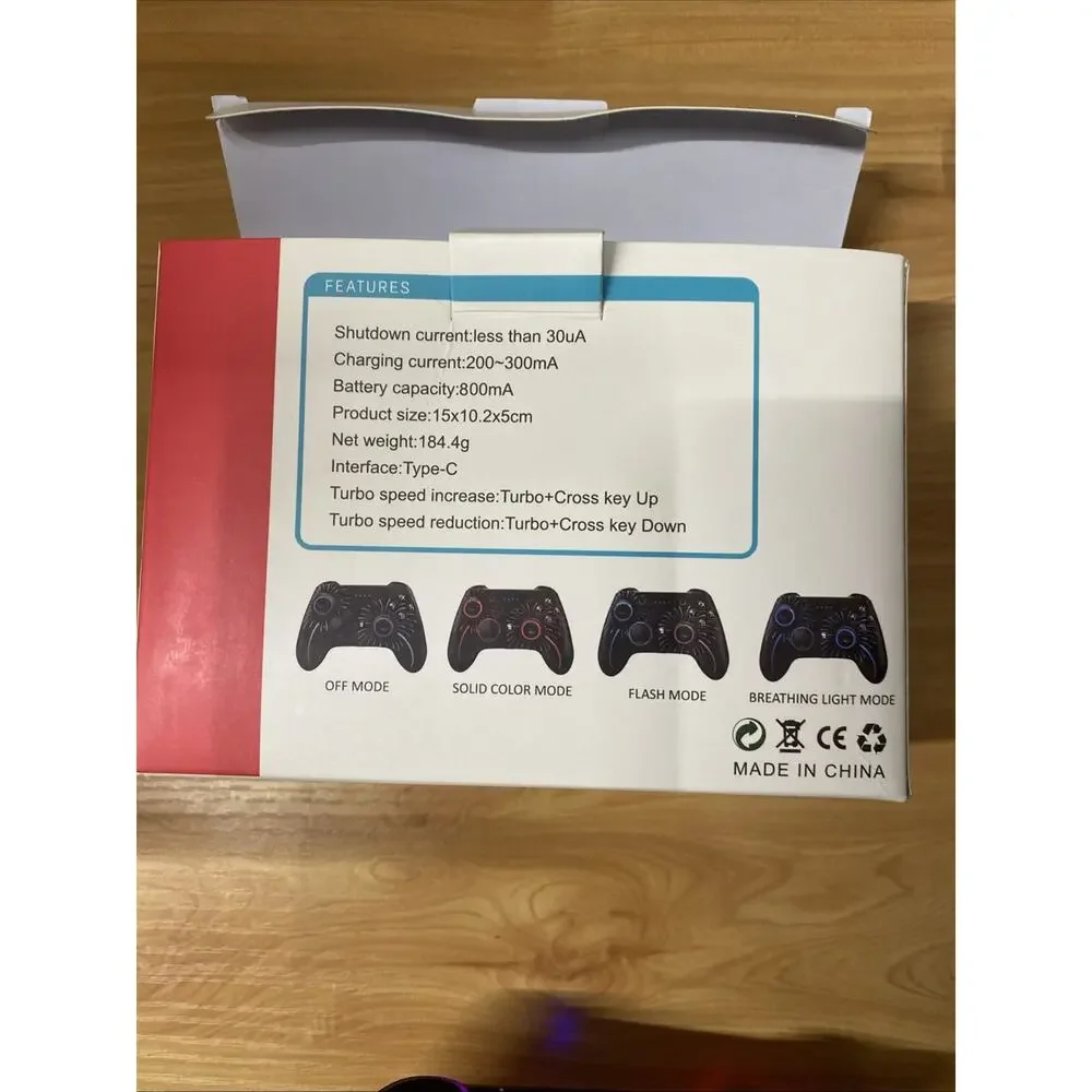 Wireless Gaming Controller Nintendo Switch Turbo Speed NIB Open Box
